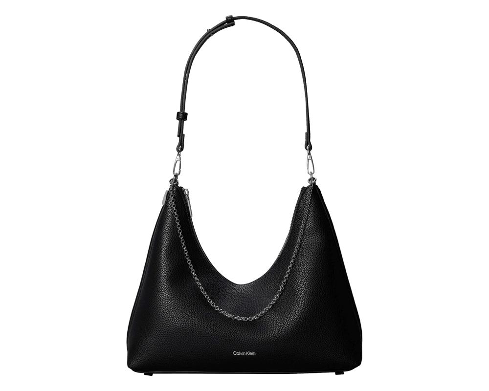 Torebka Calvin Klein Emblem Top Zip Hobo