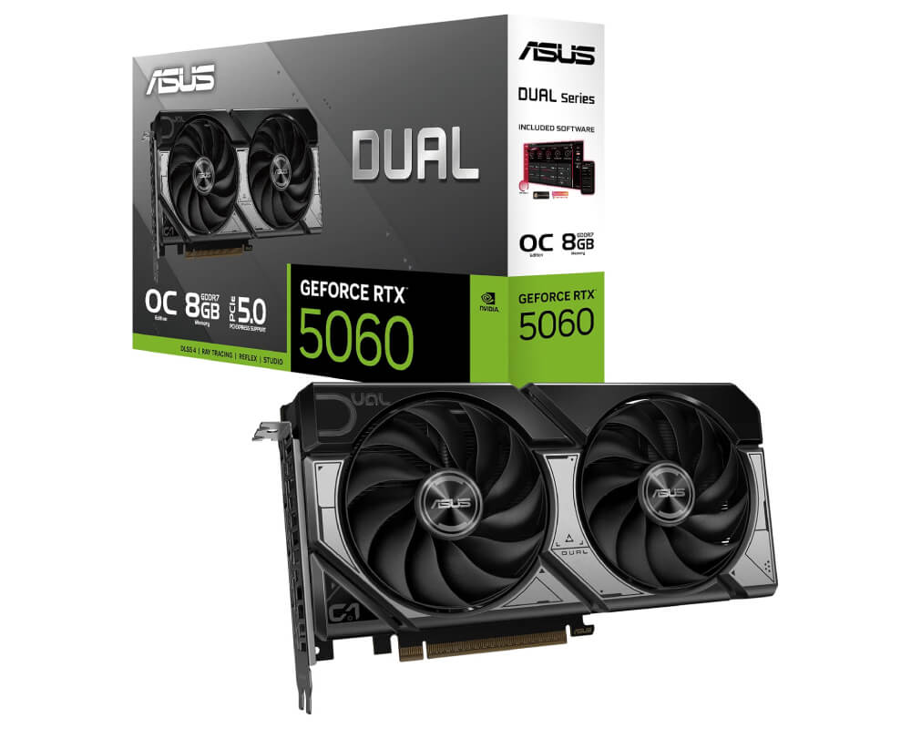 Karta graficzna ASUS DUAL RTX 5060 OC 8GB GDDR7