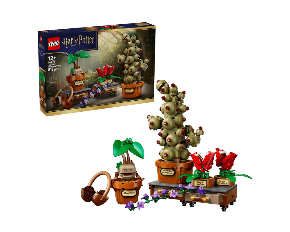 LEGO Harry Potter - Rośliny z lekcji zielarstwa w Hogwarcie #76474
