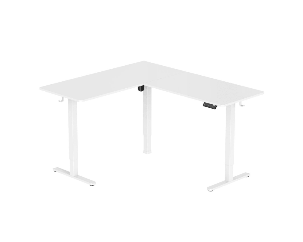 Biurko elektryczne narożne Silver Monkey ECD-300 (160x140 cm)