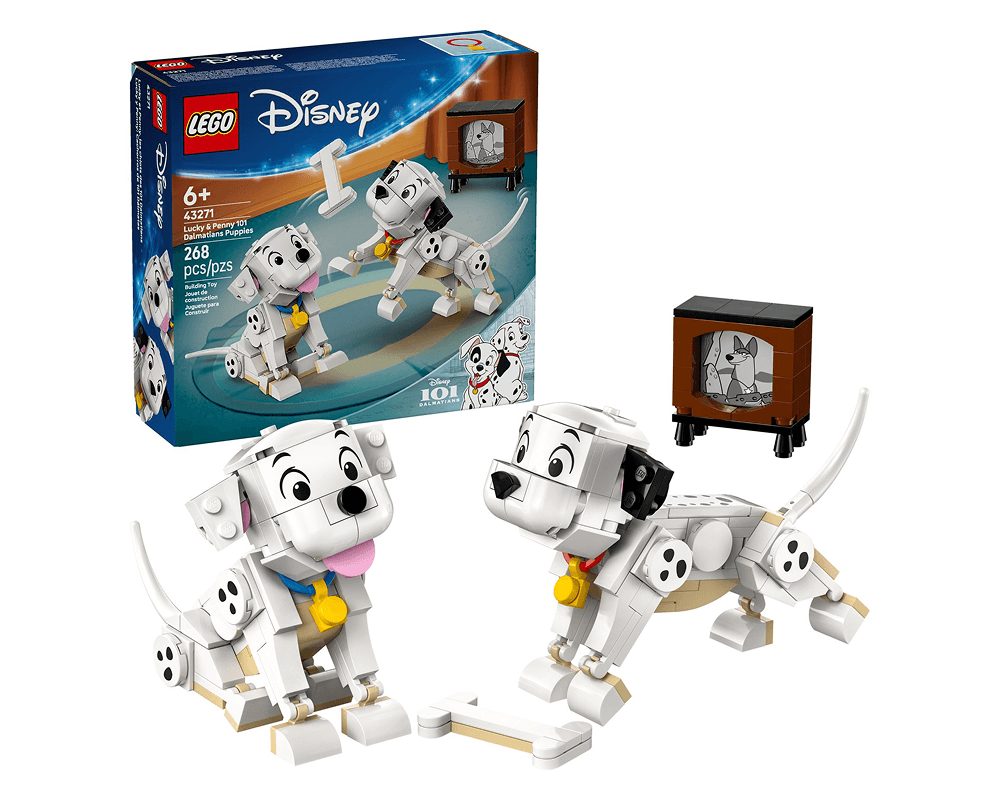 LEGO Disney - 101 dalmatyńczyków - Szczeniaczki Szczęściarz i Penny #43271