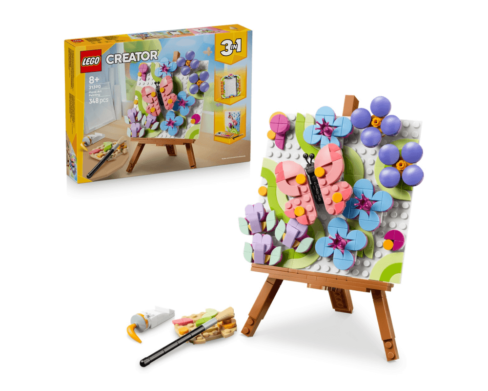 LEGO Creator 3w1 - Dekoracyjny obraz z kwiatami #31390