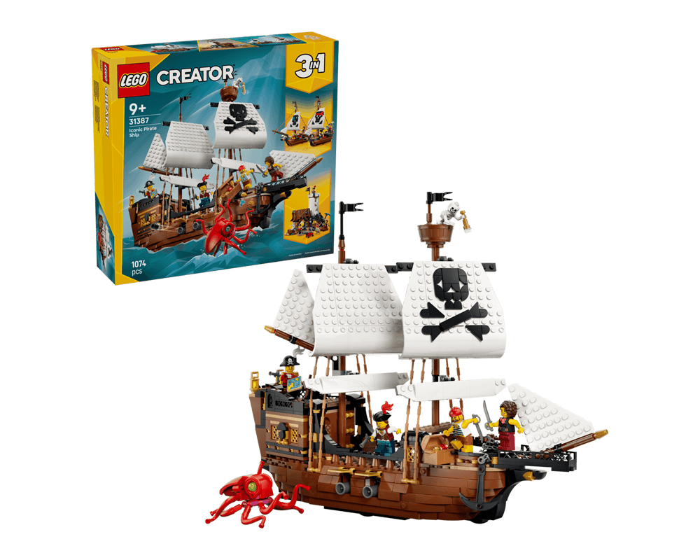 LEGO Creator 3w1 - Legendarny statek piracki #31387