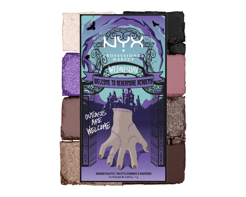 Paleta cieni NYX x Wednesday