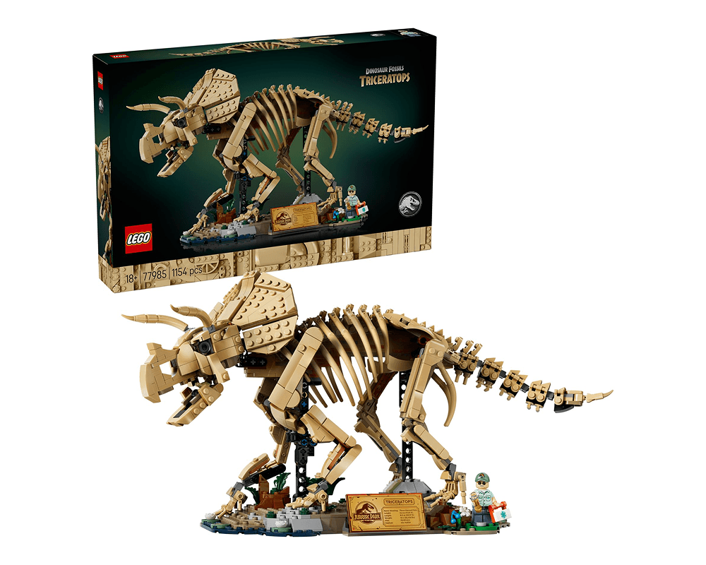 LEGO Jurassic World - Szkielety dinozaurów: triceratops #77985