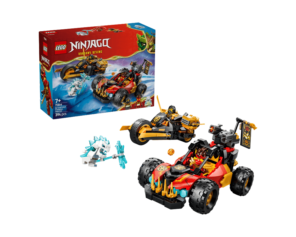 LEGO Ninjago - Wielofunkcyjne pojazdy Kaia i Cole’a #71864