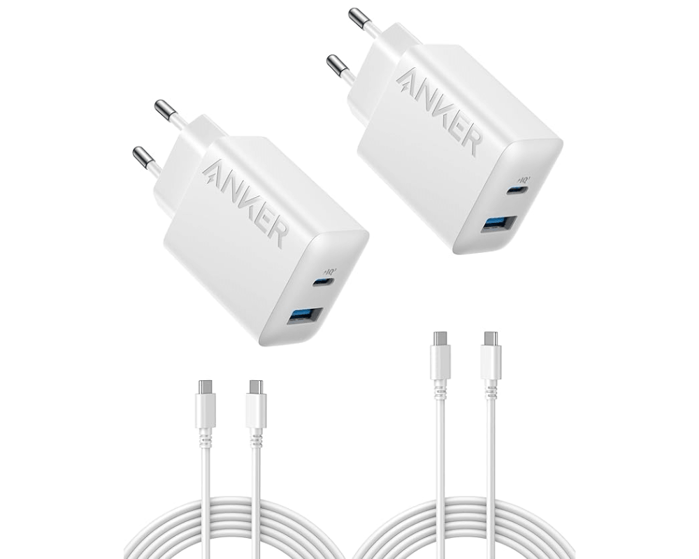 (2-pack) Ładowarka 20W USB-C Anker