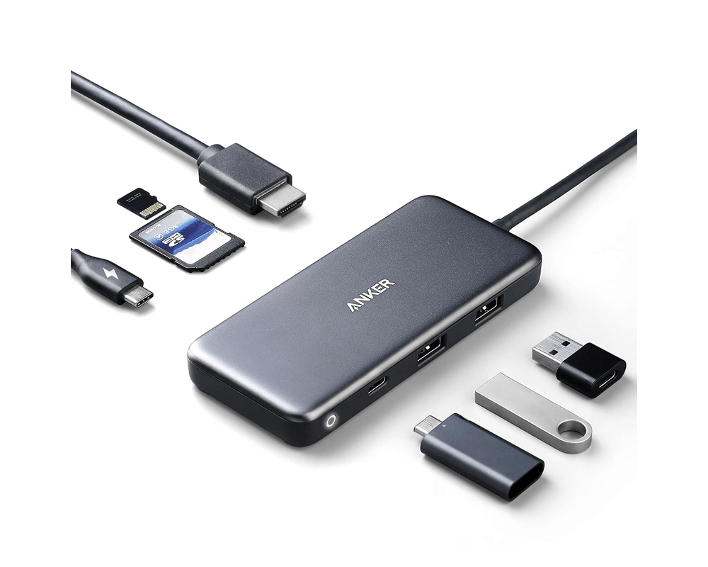 Hub USB-C 7w1 Anker PowerExpand+