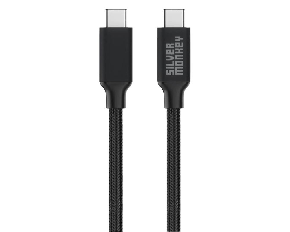 Kabel USB-C Silver Monkey 100W 2m