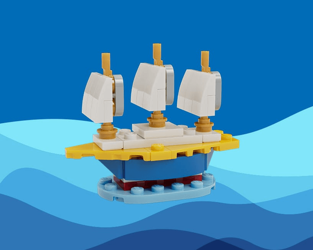 Zbuduj model LEGO Żaglowiec i zabierz go do domu!