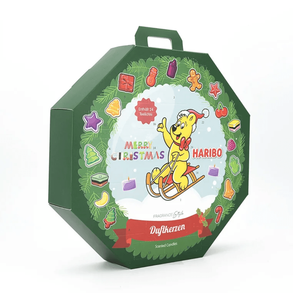 Kalendarz adwentowy ze świecami Haribo