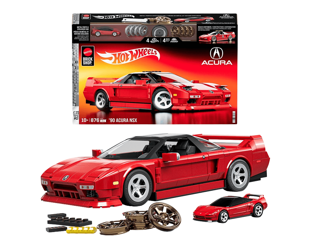 Klocki Mattel Brick Shop Hot Wheels Acura NSX '90 #JTF17