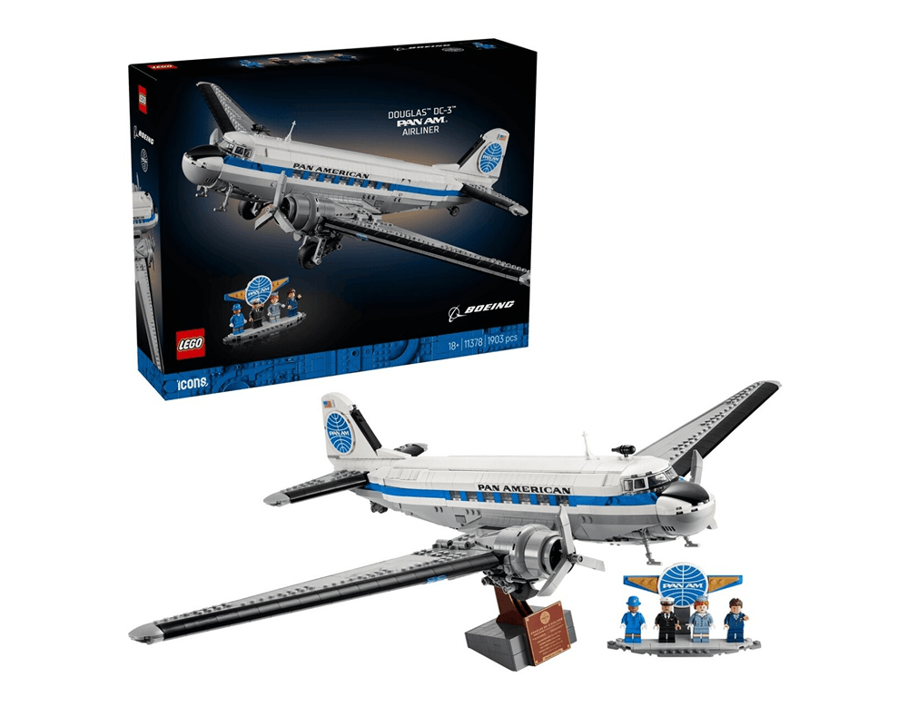 LEGO Icons - Samolot pasażerski Douglas DC-3 PAN AM #11378