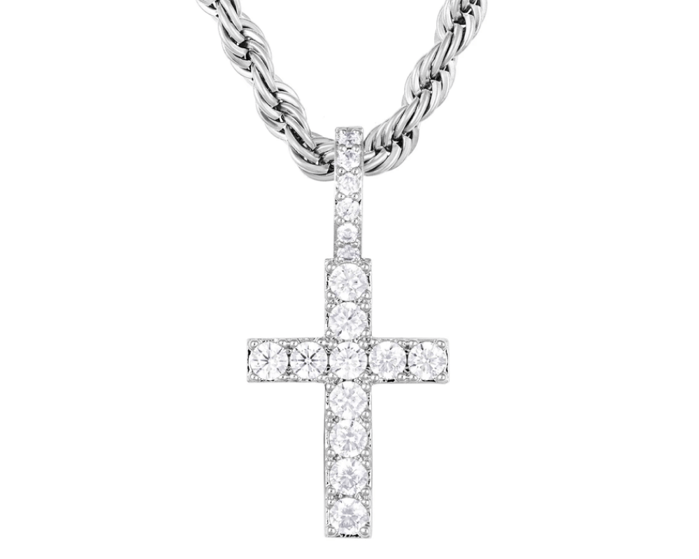 Zawieszka ICED STUFF Micro Diamond Cross