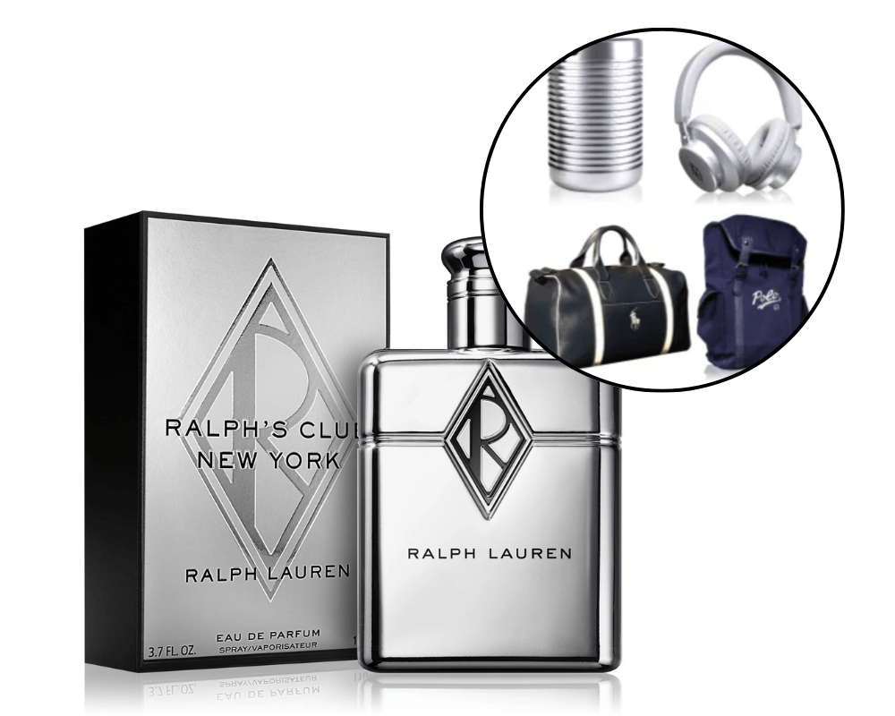 Woda perfumowana Ralph Lauren Ralph’s Club New York 60 ml + słuchawki/głośnik oraz torba podróżna/plecak gratis