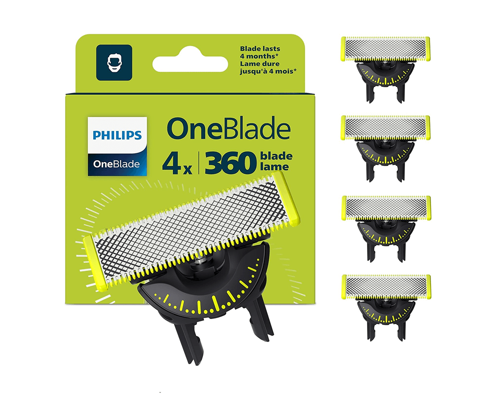 (4-pack) Ostrza wymienne Philips OneBlade 360 QP440/50