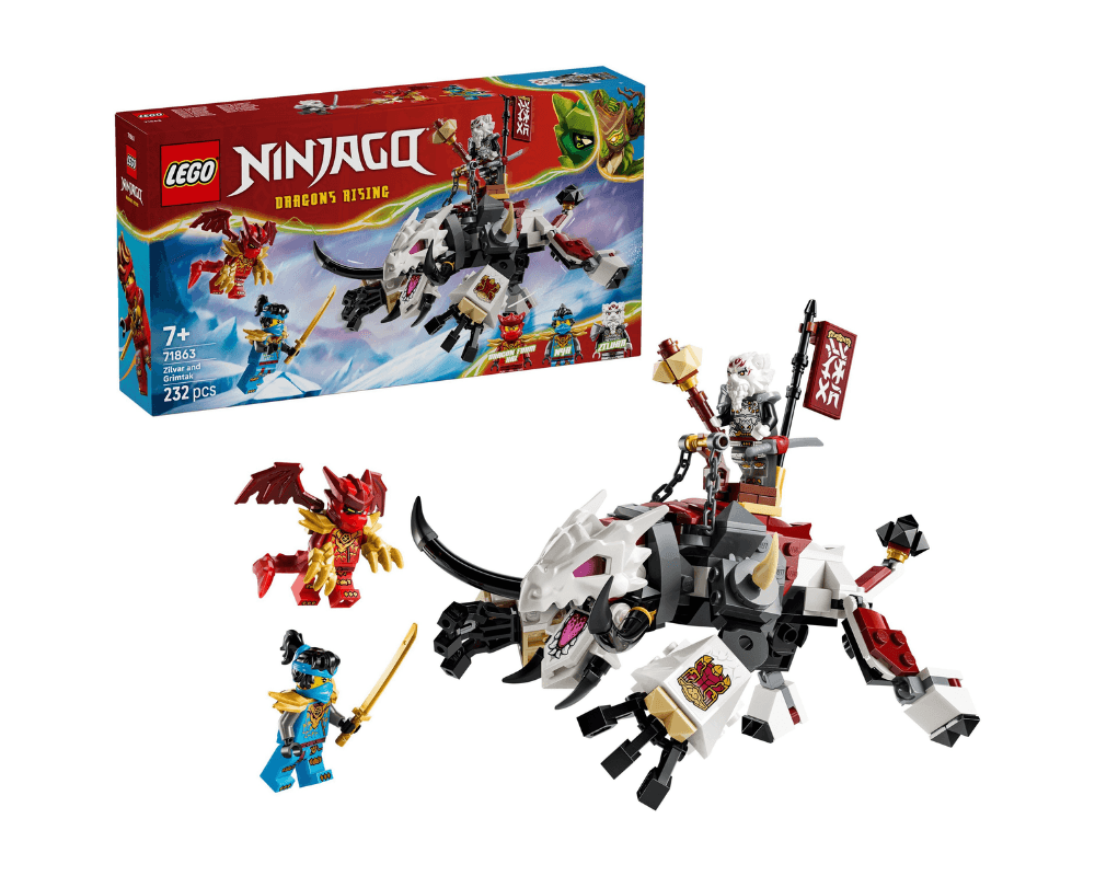 LEGO NINJAGO - Zilvar i smocza bestia Grimtak #71863