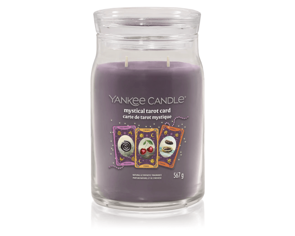 Świeca zapachowa Yankee Candle Halloween Mystical Tarot Card 567g