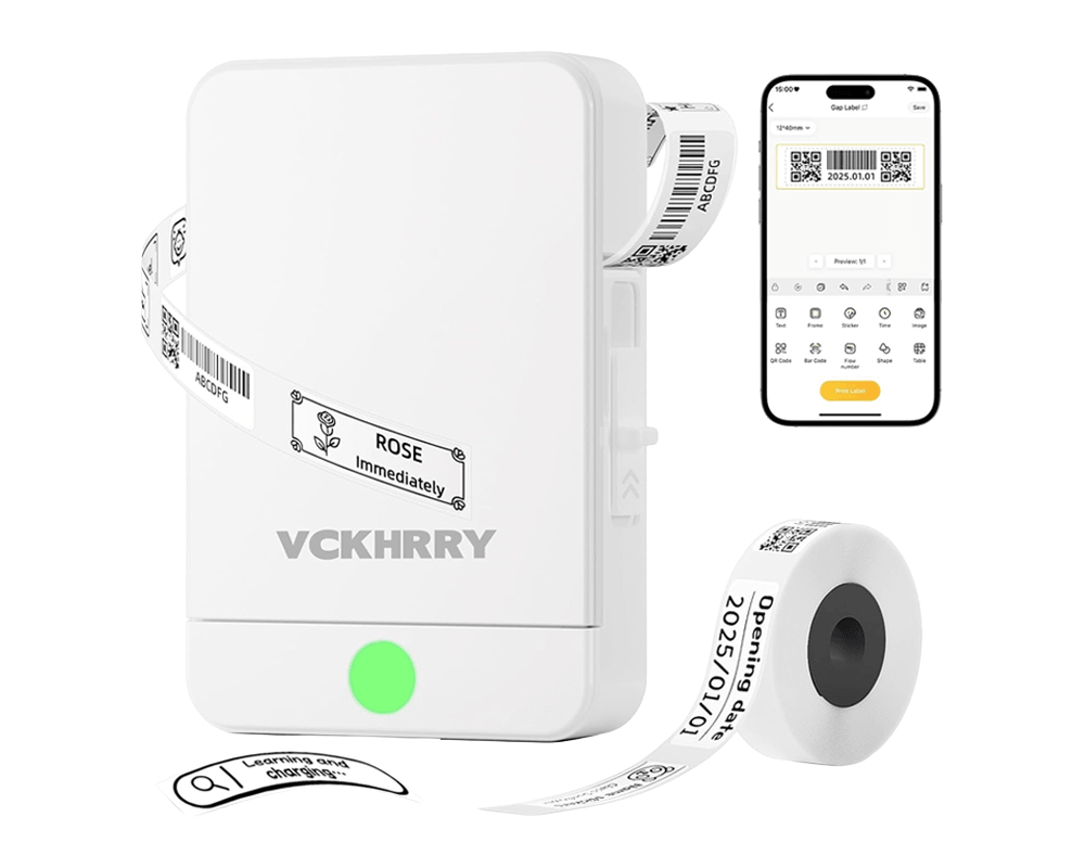 Drukarka etykiet Bluetooth VCKHRRY