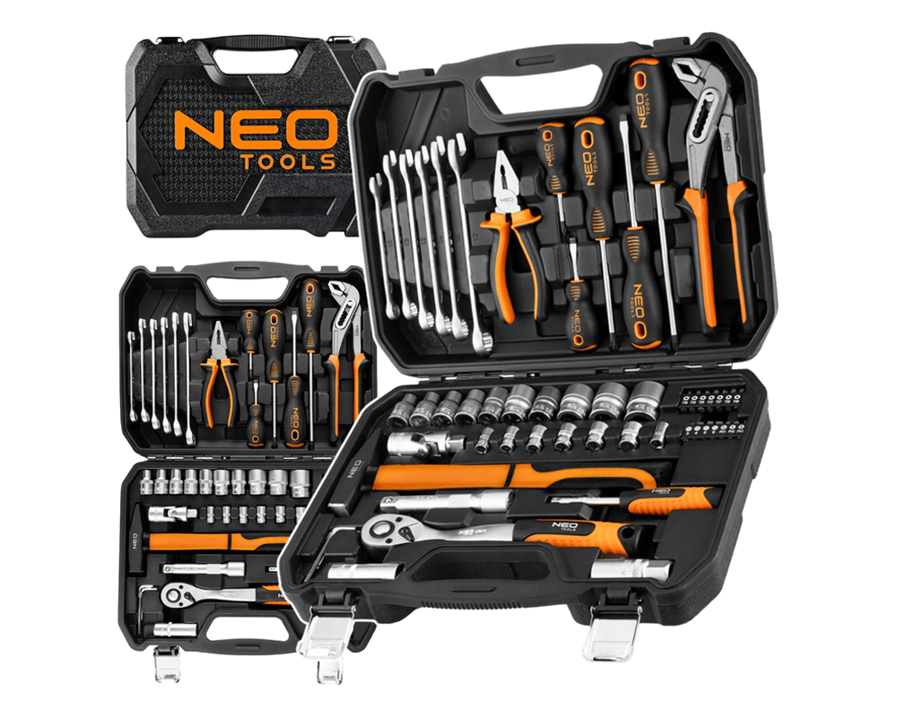 Zestaw narzędzi uniwersalny NEO TOOLS (56 el.)