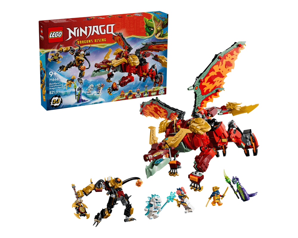LEGO Ninjago - Transformujący Smoczy Mech Wyldfyre #71868