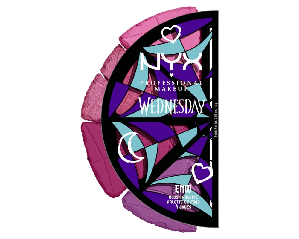 Paleta róży NYX Professional Makeup Wednesday Stained Glass