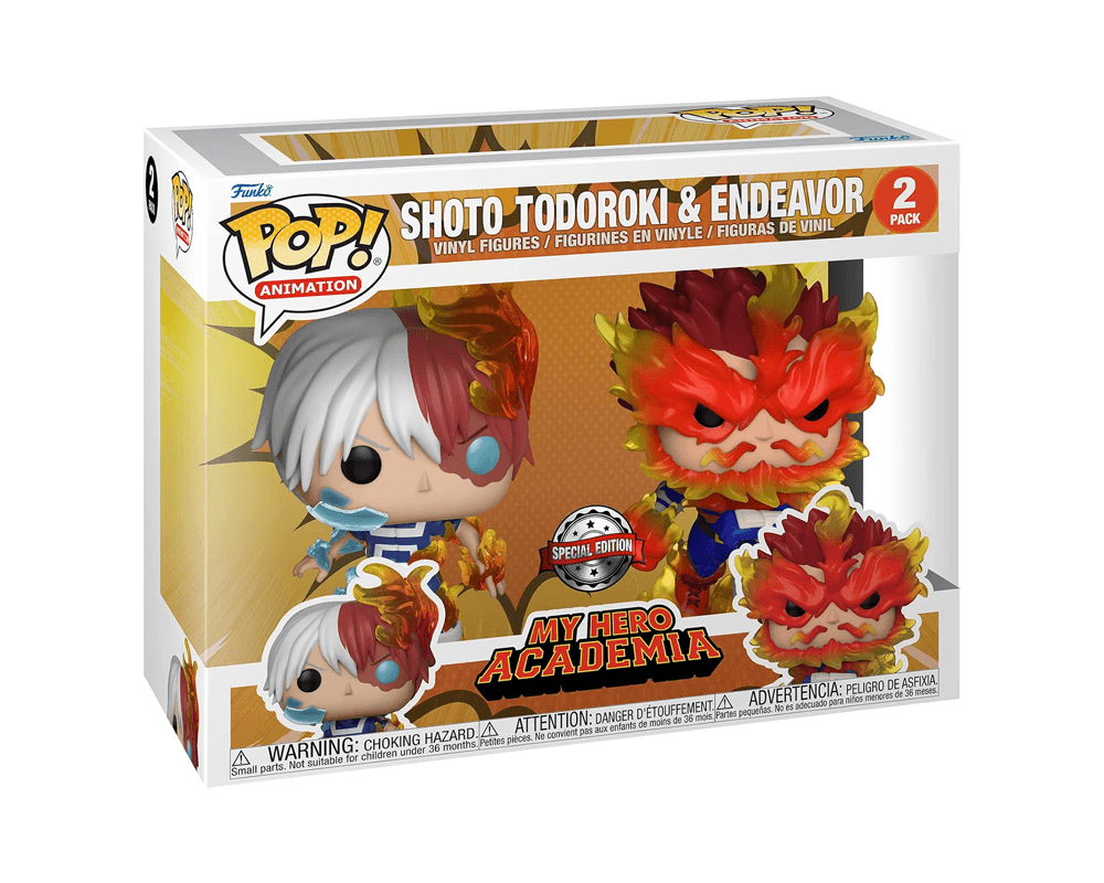 (2-pack) Funko Pop! My Hero Academia - Shoto Todoroki & Endeavor