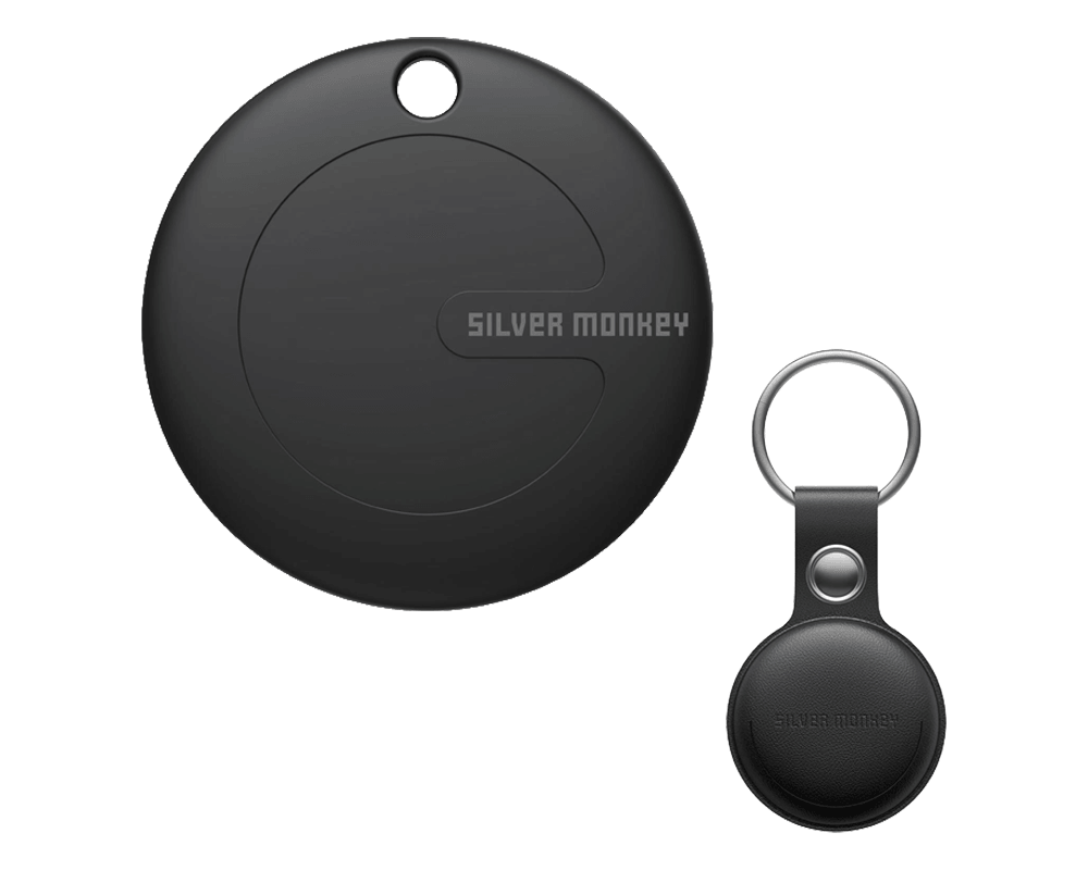 Lokalizator Silver Monkey TAG iOS Black Silicone