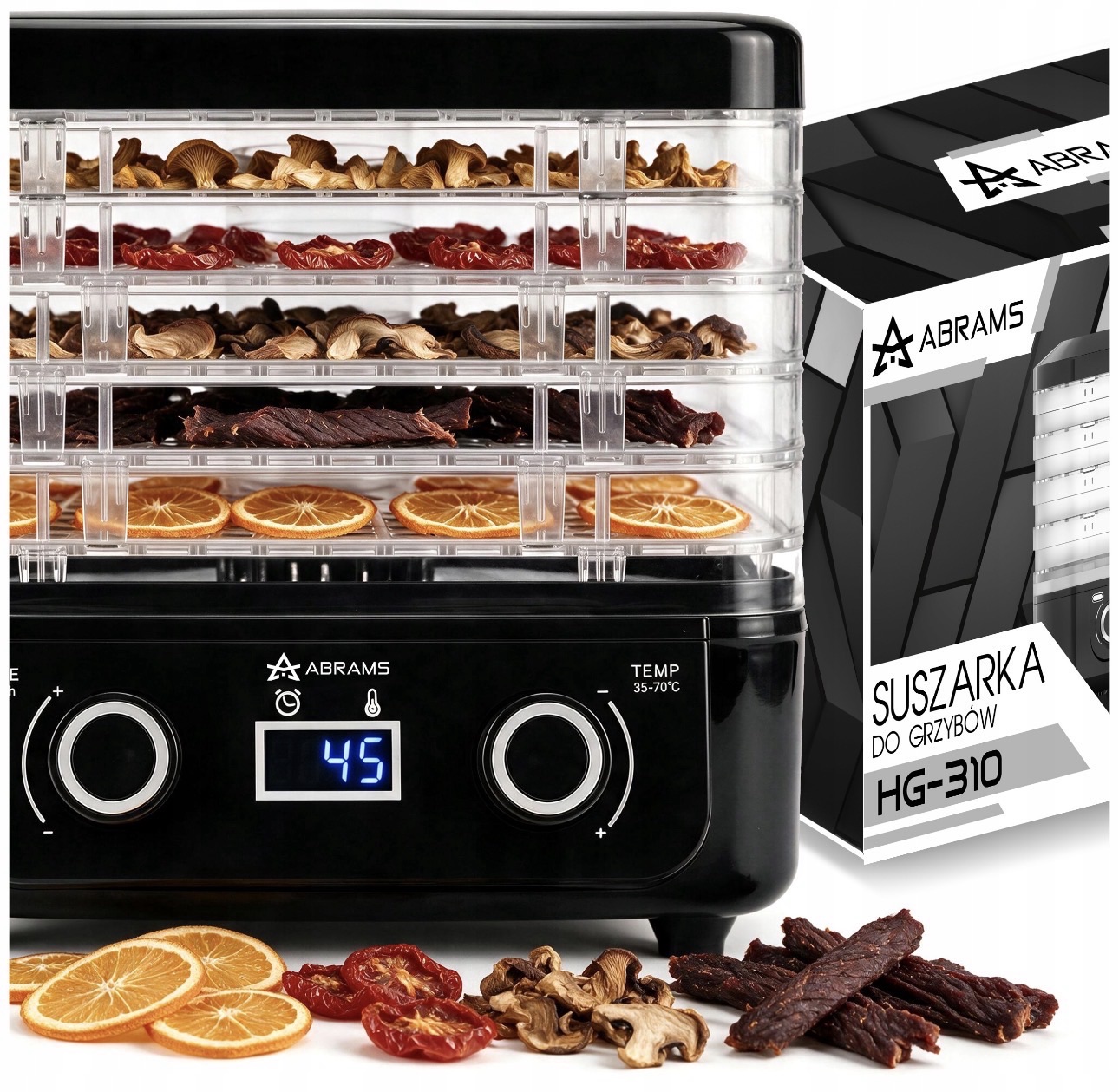 Suszarka spożywcza 400W Sevrano