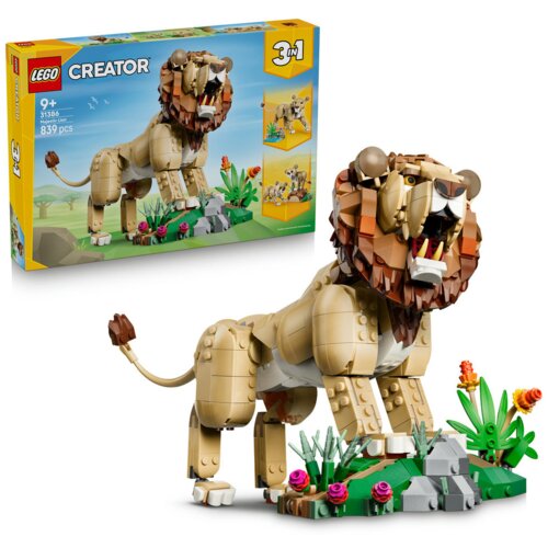 LEGO Creator 3w1 - Dzikie zwierzęta: Dumny lew #31386