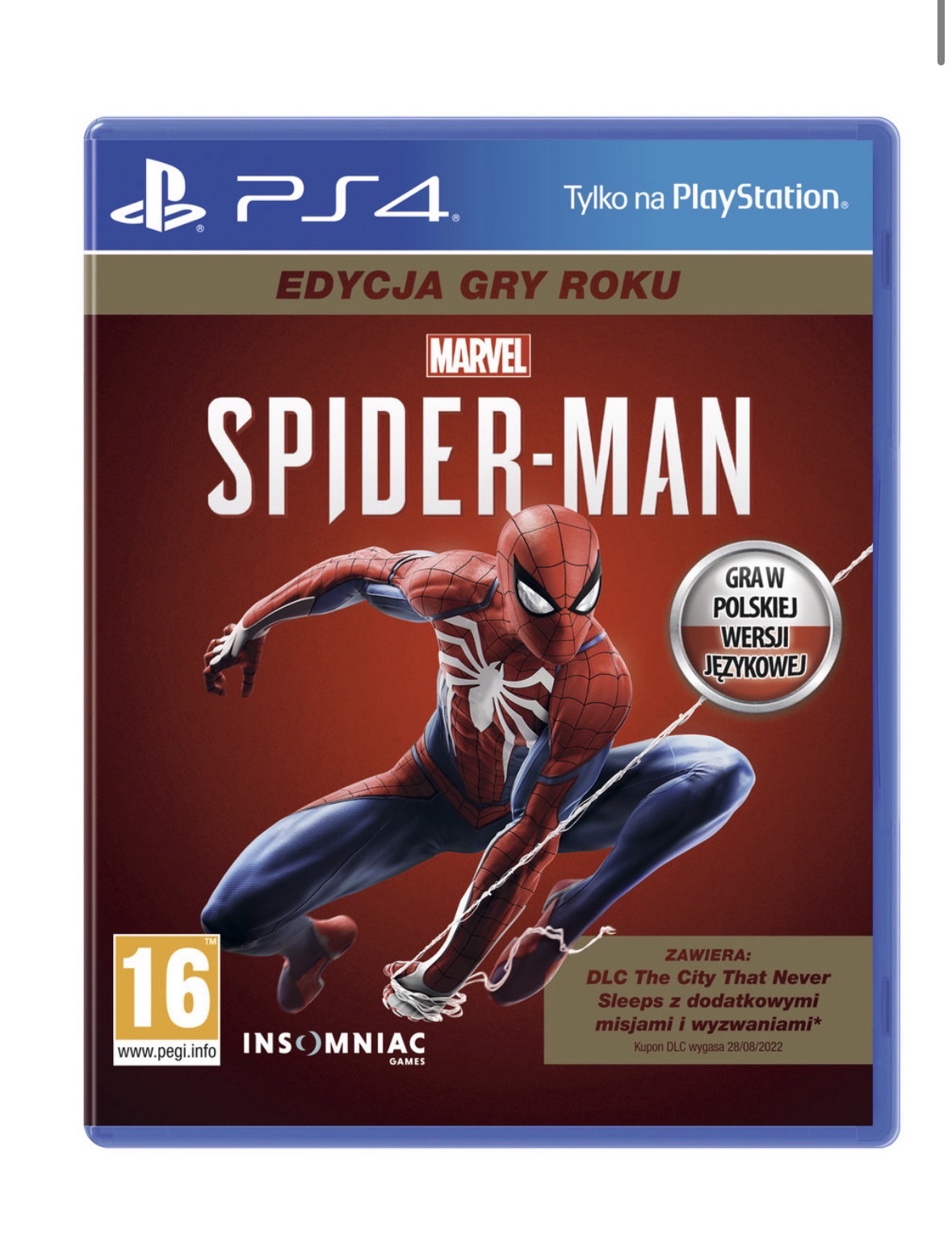 Gra Marvel's Spider-Man GOTY PS4